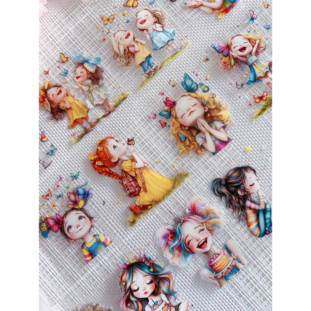 

washi tape selotip transparan MOONDREAMER pretty beautiful girl woman wanita cantik fantasy real