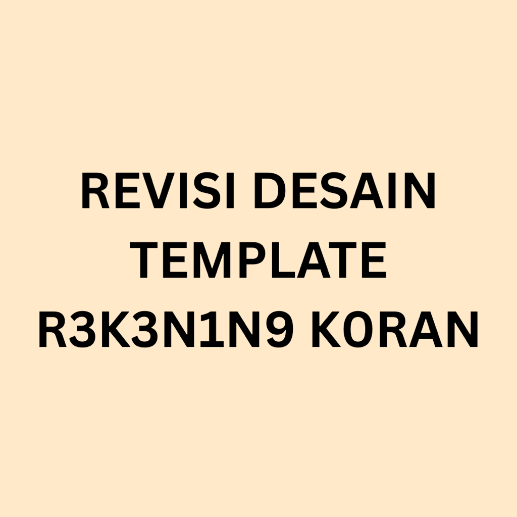 

REVISI TEMPLATE KORAN BANK TERJEMAHAN REK*NING