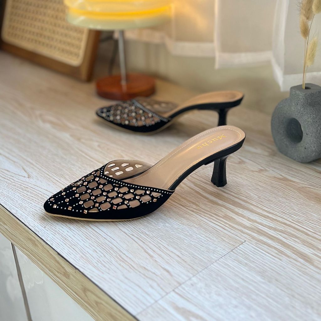 Camulucu - Sandal Heels Wanita / Heels Wanita 7cm / Heels Kondangan