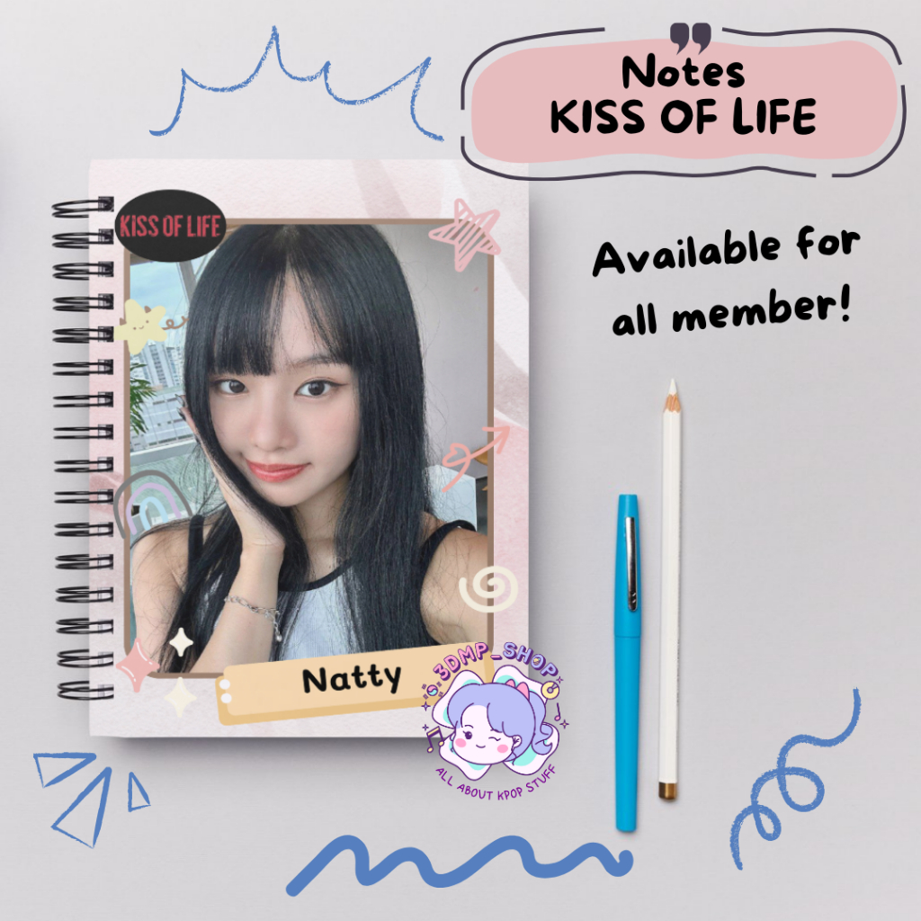 

Notes Buku Tulis KISS OF LIFE Permember Belle Haneul Julie Natty
