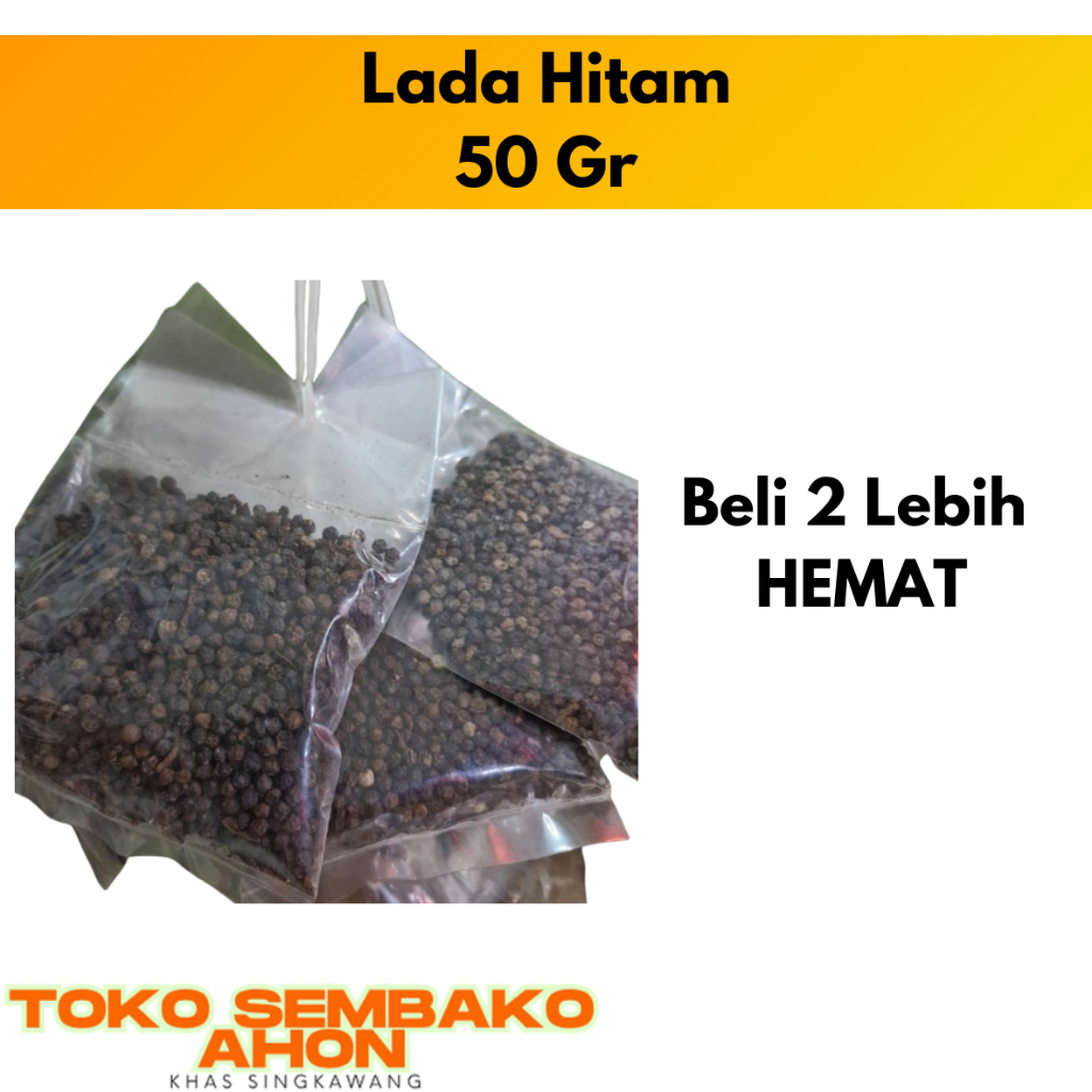 

Lada Hitam Bijian 50 gram / Black Pepper Crush / Lada Hitam Biji / Lada Hitam Pecah / Lada Hitam Butir / Lada Hitam Bulir / Black Pepper Whole