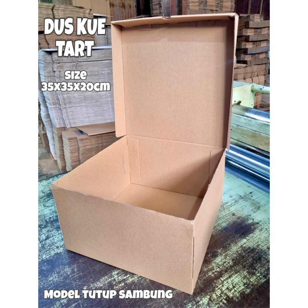 

Dus Kue Tart uk 35 cm Tutup Sambung | Box Nasi Tumpeng | Dus Premium Eflute 35x35x20cm | Dus Hantaran Hajatan | Box Hampers Selametan Aqiqah | Box Nasi Tumpeng Premium