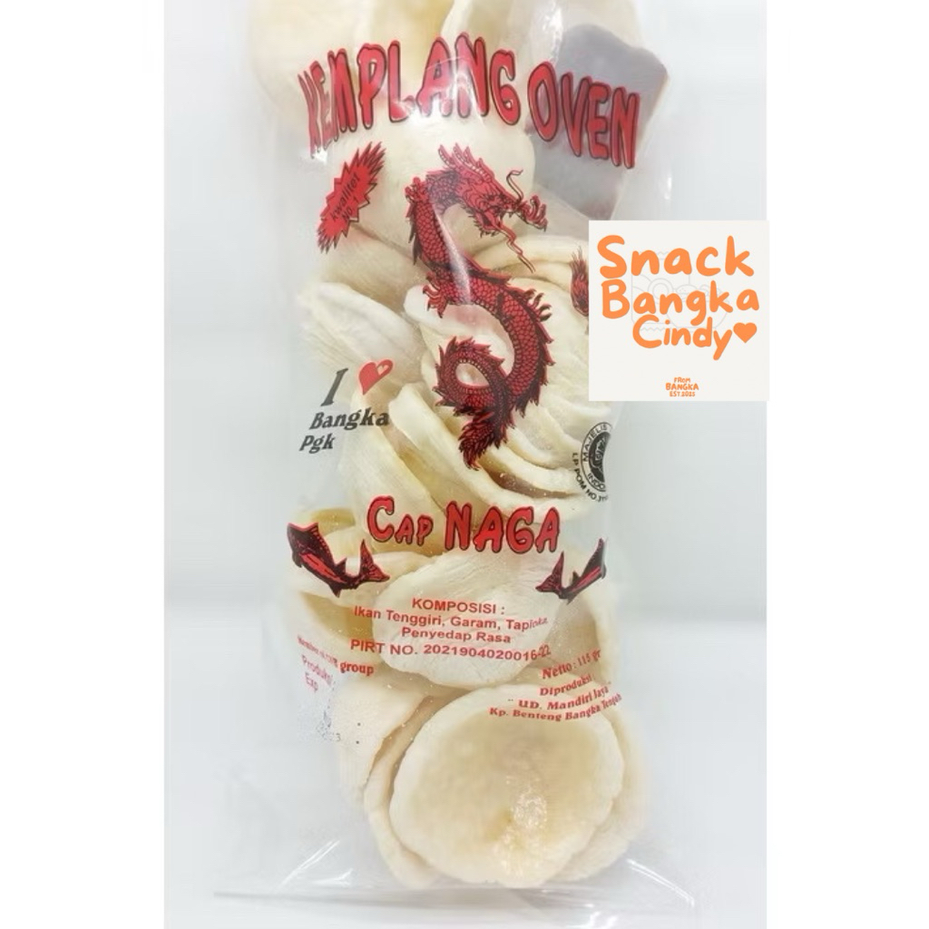 

Kerupuk Kempelang Ikan Oven Naga Snack Bangka