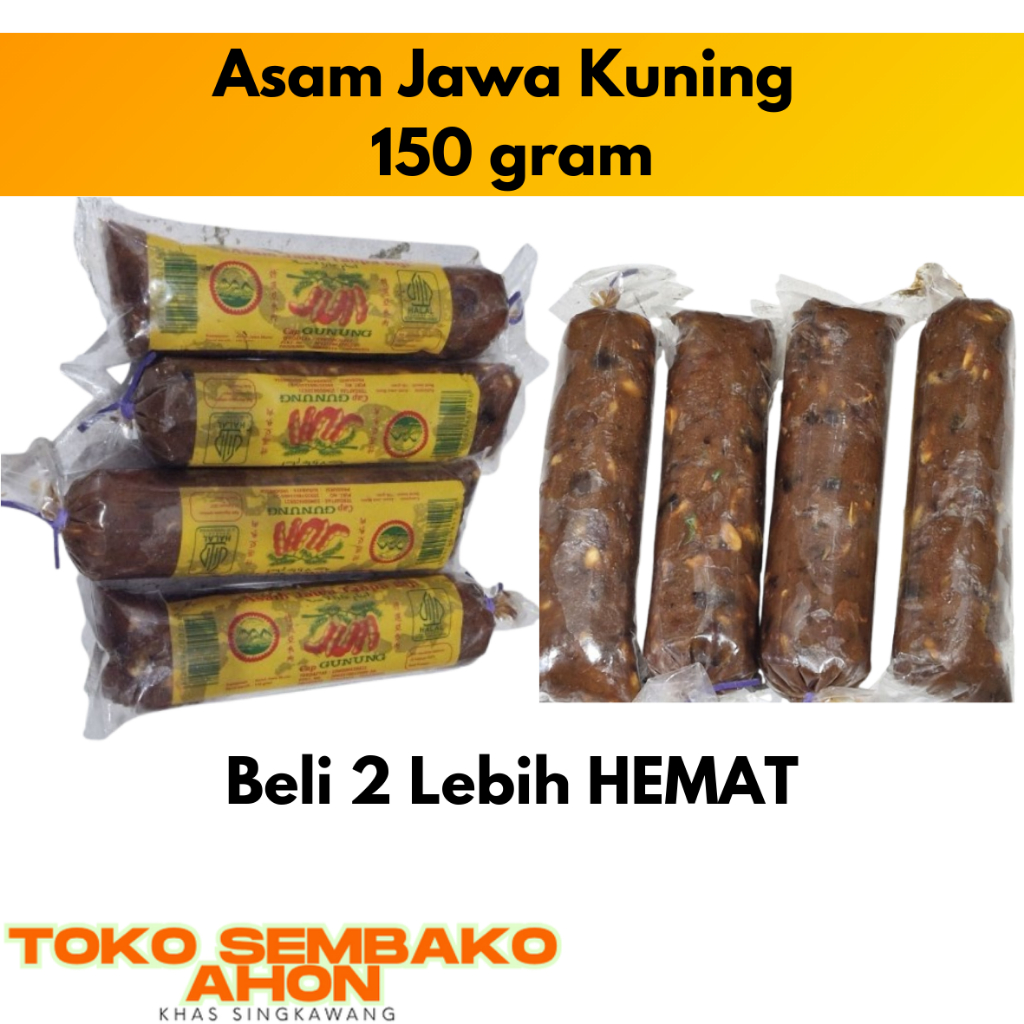 

Asam Jawa Kuning 125 gr / Asem Jawa Kuning / Asam Jawa Tanpa Biji 125