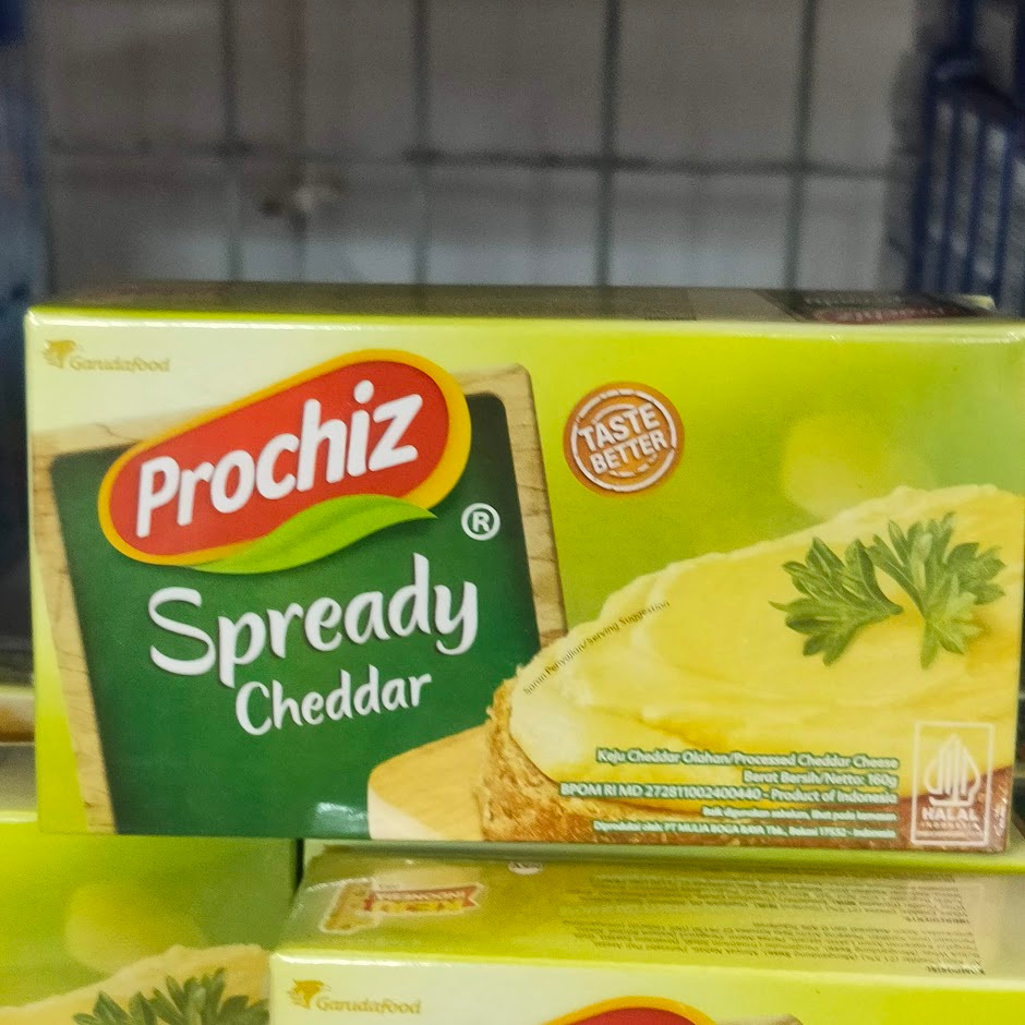 

PROCHIZ Spready Cheddar 160gr Keju Oles