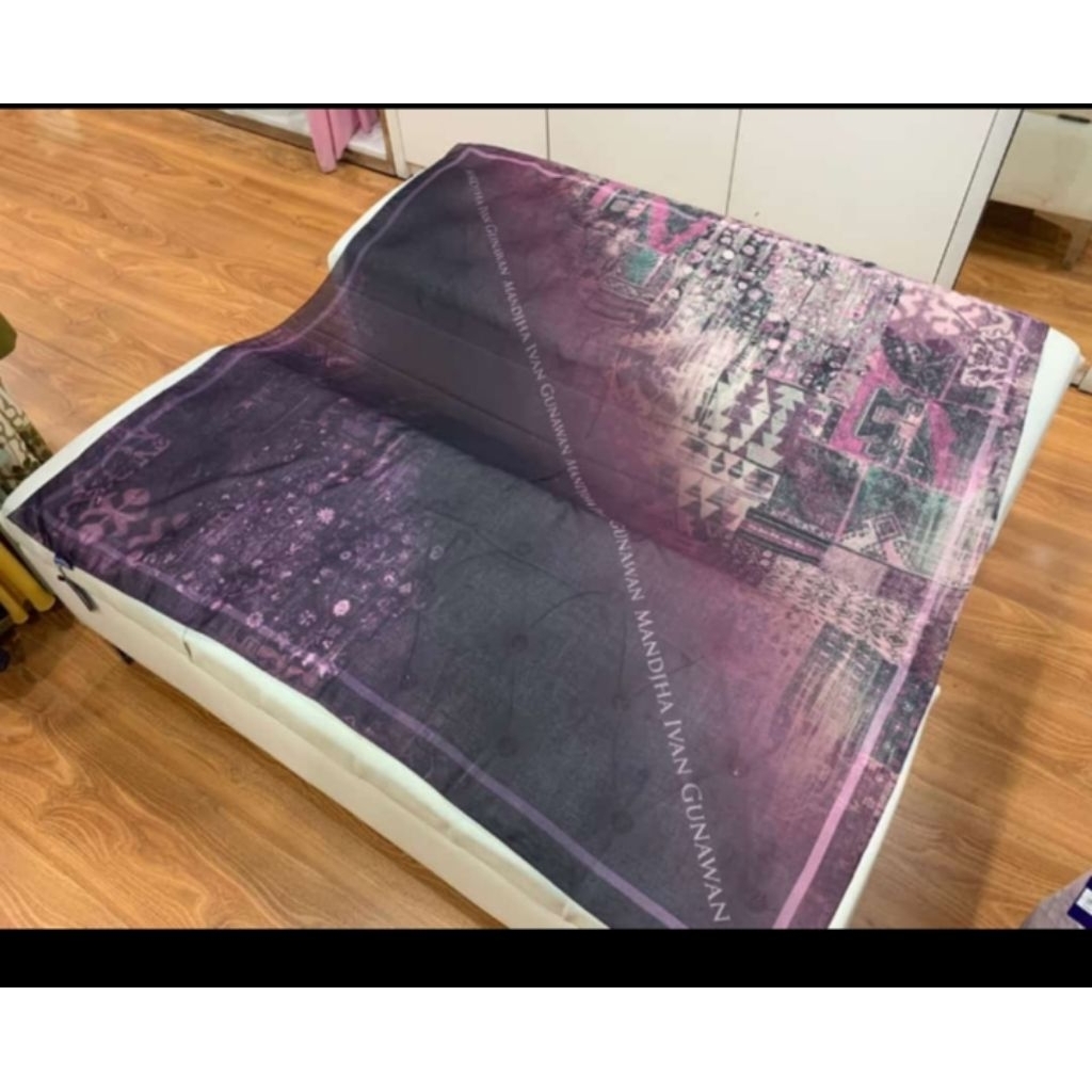 Mandjha Hijab Ivan Gunawan Fashion Original Scarf Milan New Purple