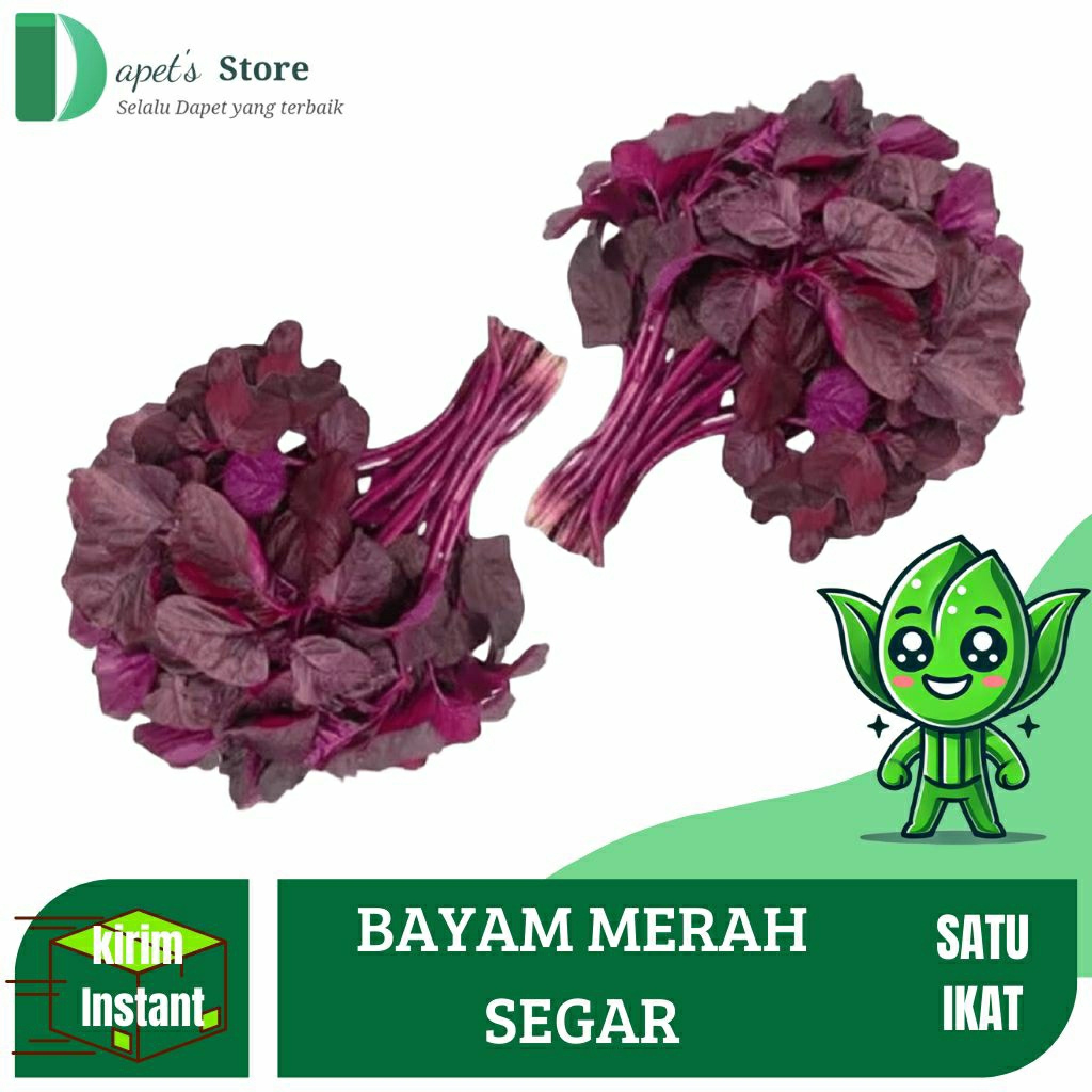 

Bayam Merah Segar Sayur Bayam Merah Fresh - Dapet'S Store