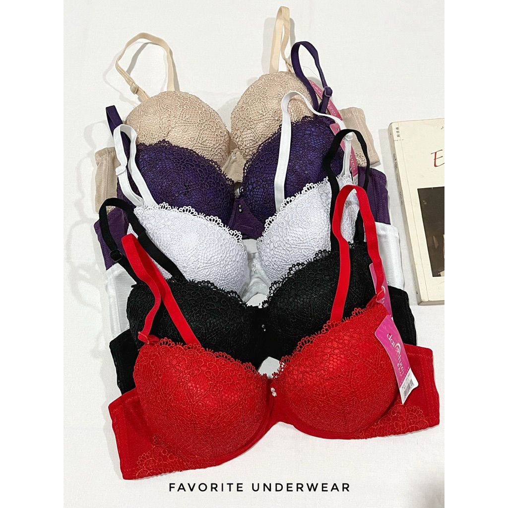 bh busa tebal kawat/ pushup bra kawat/ bh motif brukat/ bra kawat