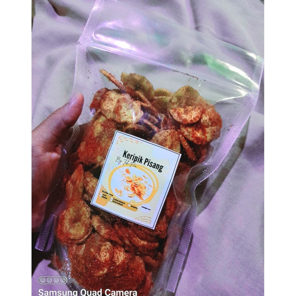

Keripik Pisang Pedass 200gram