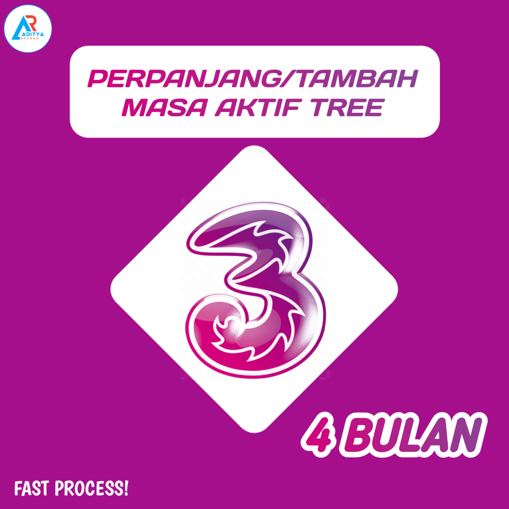 Perpanjang Masa Aktif KARTU TRI (4bulan)