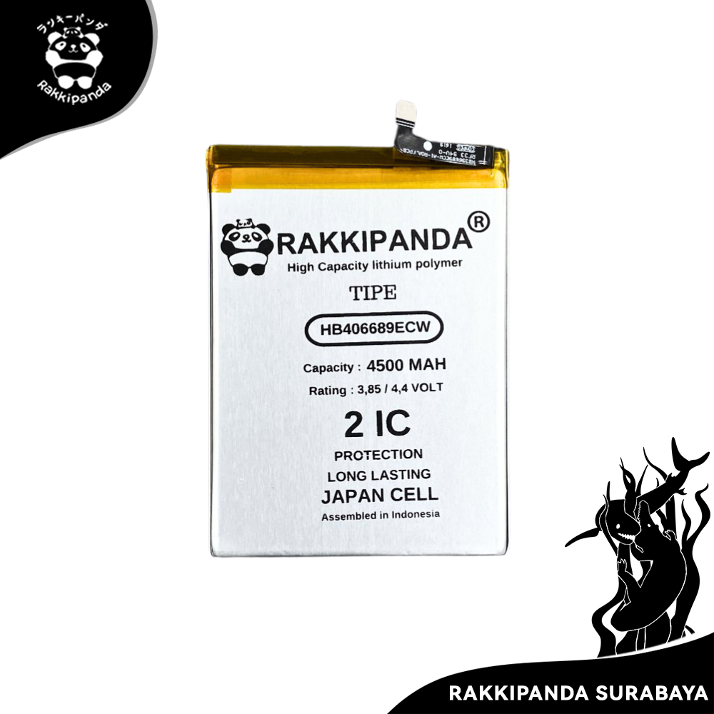 Baterai Rakkipanda HB406689ECW Y7 Prime / Y7 Pro 2019 / Y9 2019