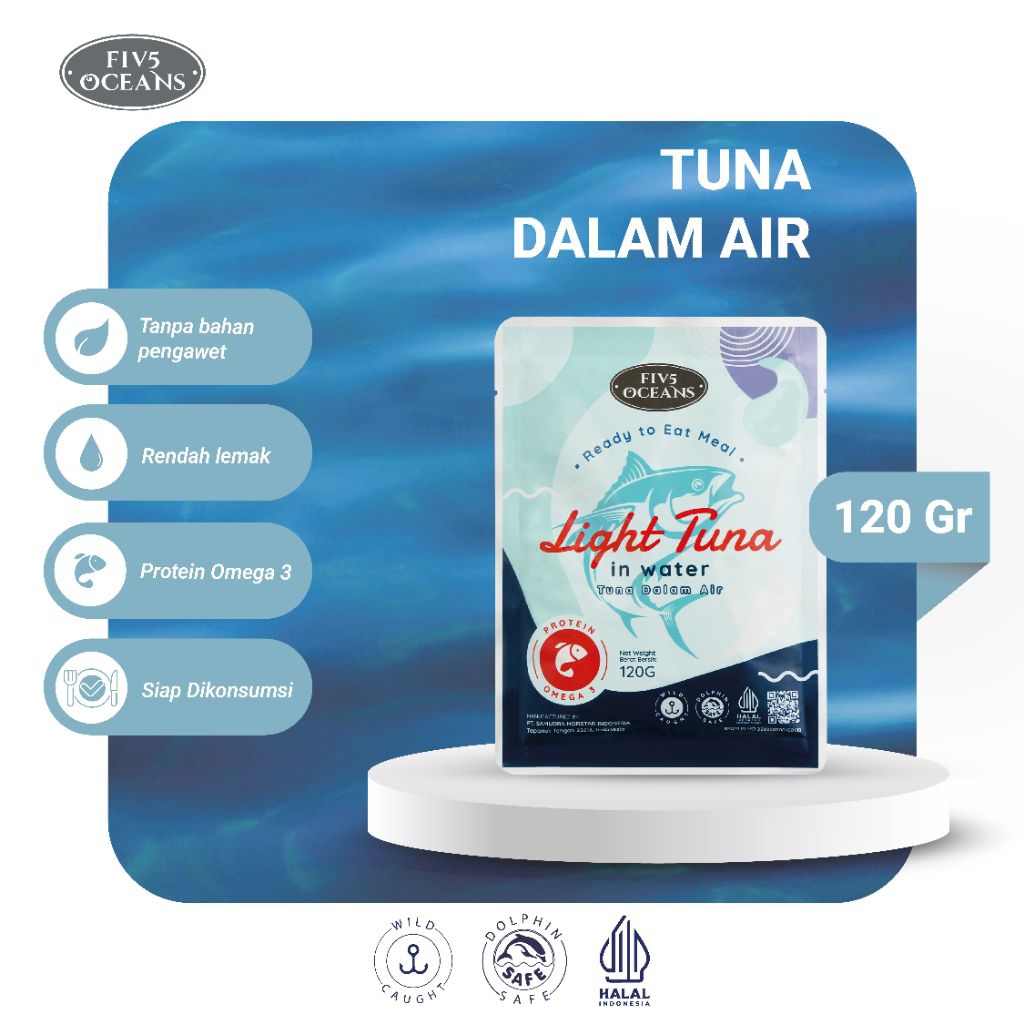 

Fiv5 Oceans Tuna in Water - 1 pouch