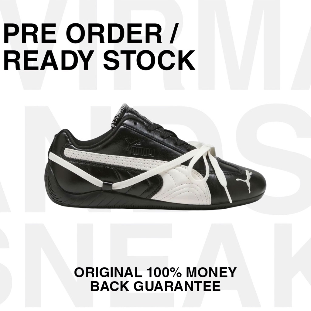 Puma X ROSE Speedcat Leather Black White