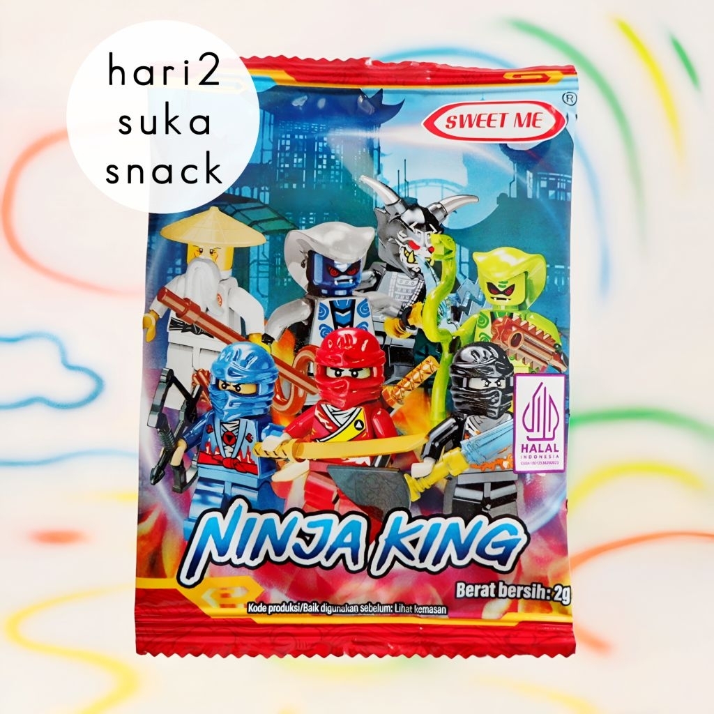 

Permen Mainan LEGO NINJA KING Sweet Me / Permen LEGO MOBIL Surprise Candy Karakter Kendaraan Sweetme