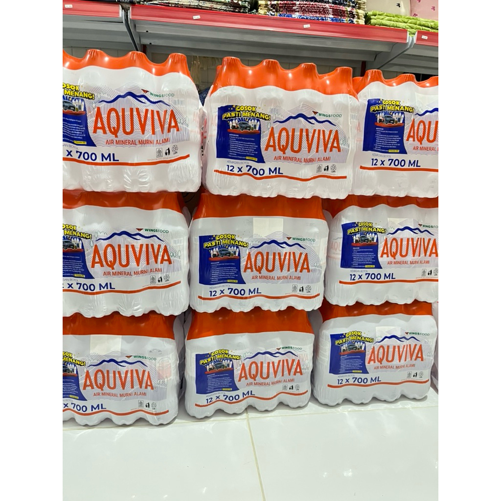 

Aquviva Air Mineral 700ml dan 1600ml | Aquviva Air Mineral 700ml x 12 botol ( 1 KARTON )