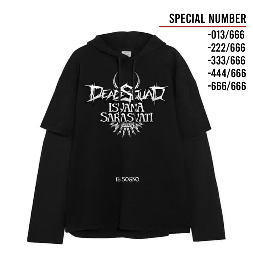 ISYANA X DEADSQUAD “IL SOGNO” HOODIE SPECIAL NUMBER SERIES