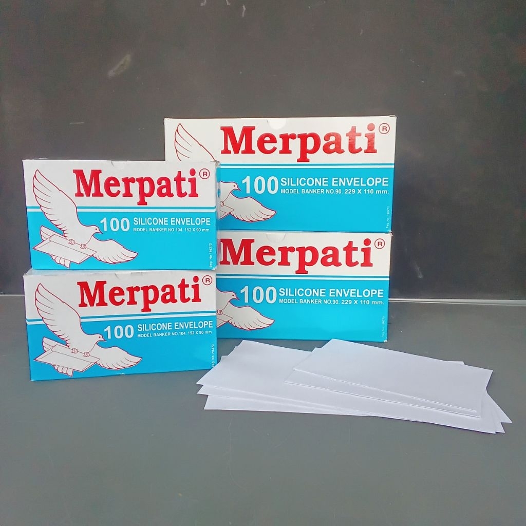

Amplop Putih Merpati 104 [ Kecil ] & 90 [ Besar ] ( Pak ) [ Original ]