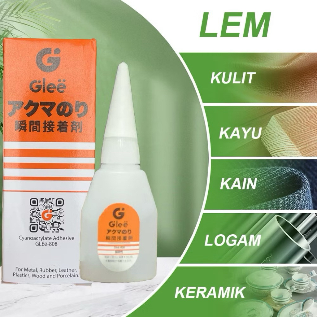 

LEM KOREA G POWER SUPER GLUE INSTANT / PEREKAT PERBAIKAN TAS SEPATU CAIRAN TRANSPARAN PENAMBAL SERBAGUNA