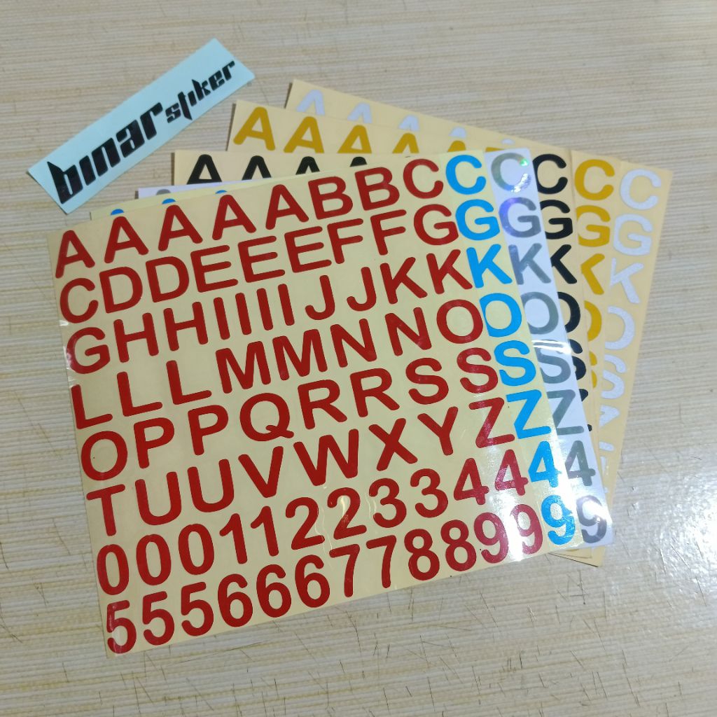 

STIKET CUTTING ABJAD UKURAN 1,6CM