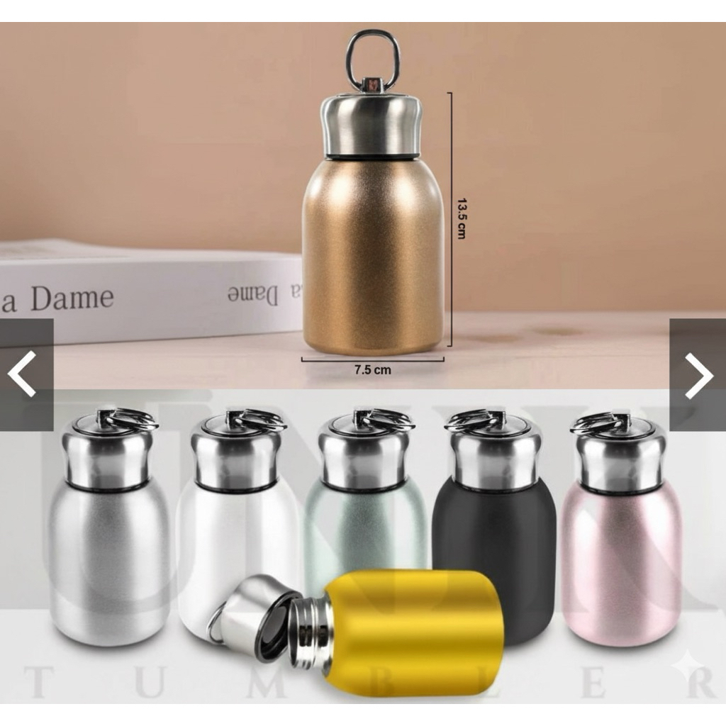 TUMBLER Cute Coffee 300ml Botol Air Minum Tahan Panas Dingin