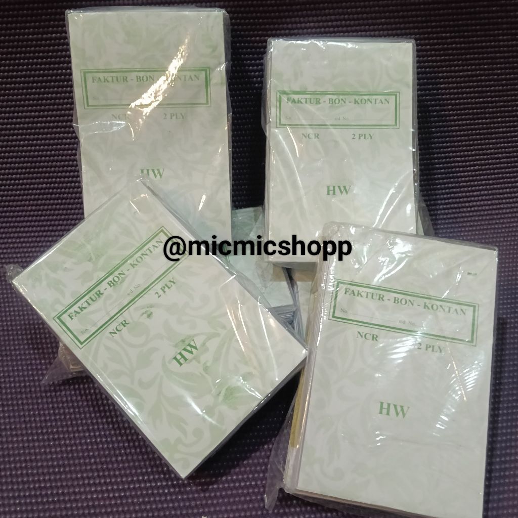 

Bon Faktur 2 ply dan Blok Notes Tegak No.16 Merek HW