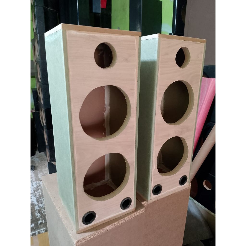 BOX SPEAKER DOUBLE 6 INCH DAN 6,5INCH DAN 8 inch POLOS TANPA LAPIS