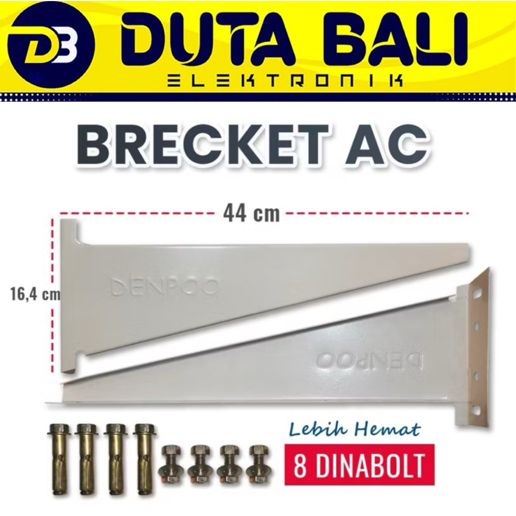 Bracket AC Denpoo Outdoor 1/2 PK , 3/4 PK Sampai 1 PK / Dudukan AC Outdoor Tebal