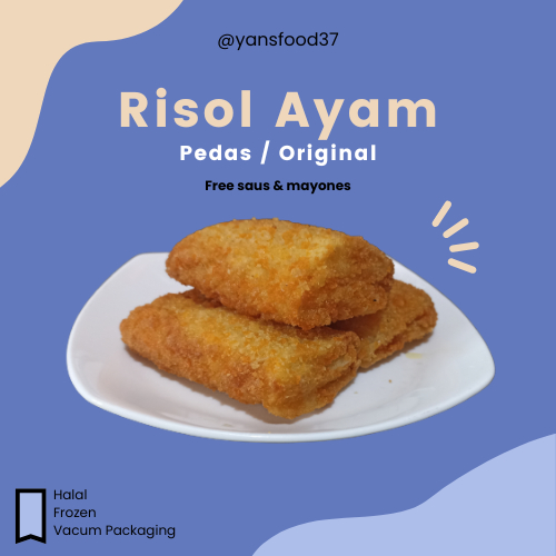 

Risol Ayam Pedas / Risol Ayam Suwir Pedes - Frozen Food Halal