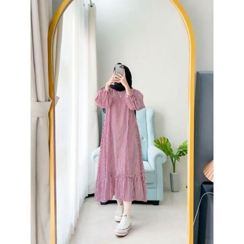 Baju Tunik Premium Cocok Untuk Acara Kasual Terlaris Cool Style Cewek Modis Muslimah OOTD Hangout Fa