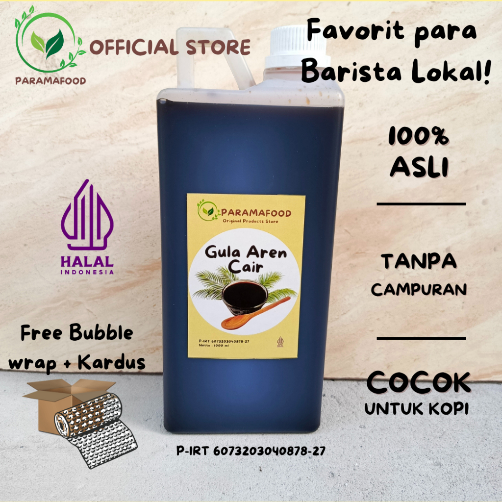 

Gula Aren Cair / Gula Aren Sirup 1 Liter
