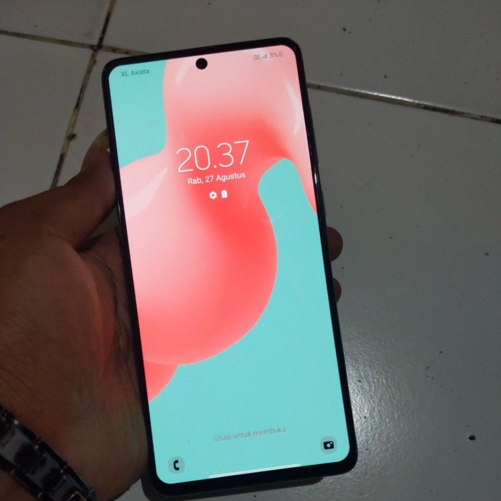 Samsung A71 8/128 Mesin Normal, LCD Minus