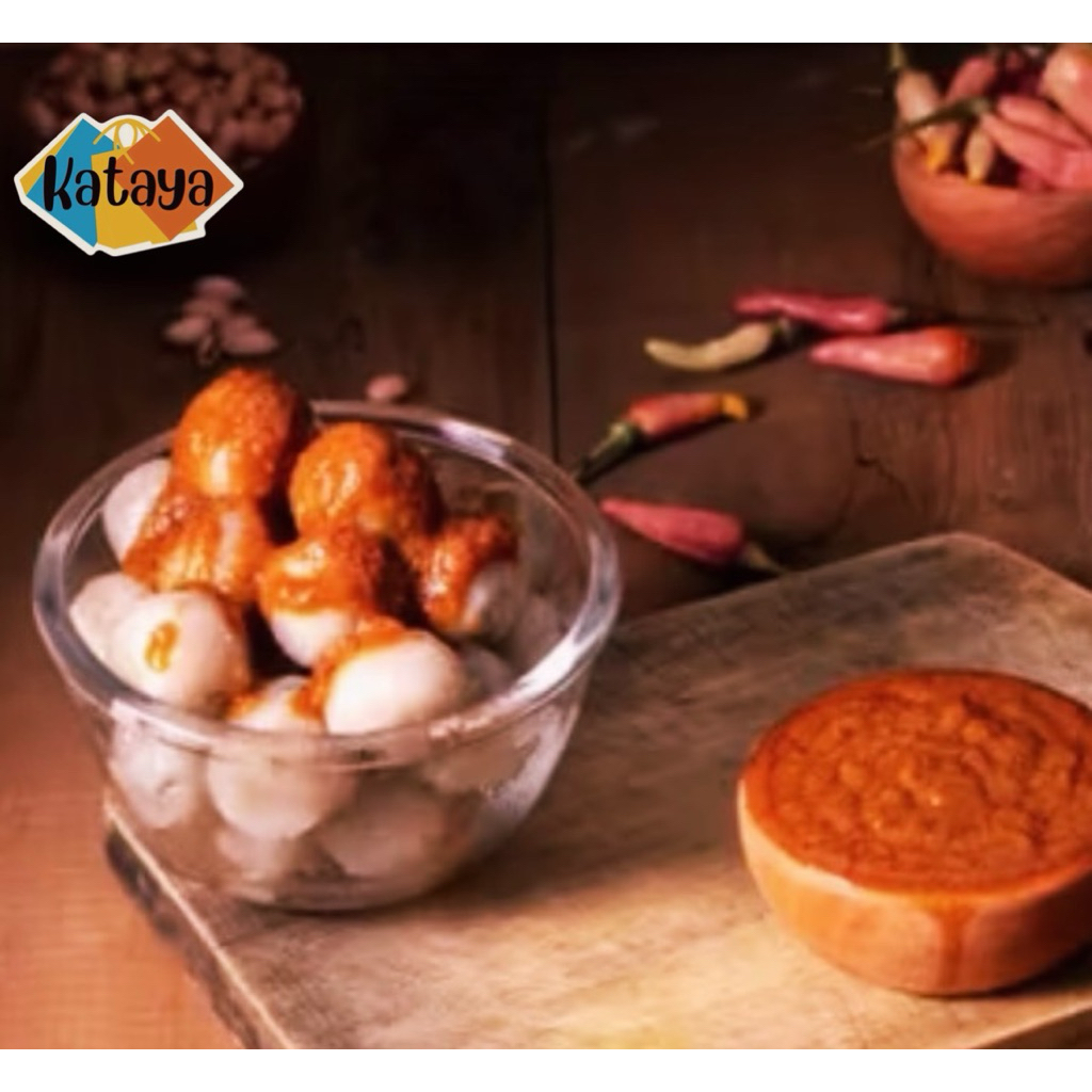 

Frozen Cilok Jumbo Premium + Bumbu Kacang ISI 20