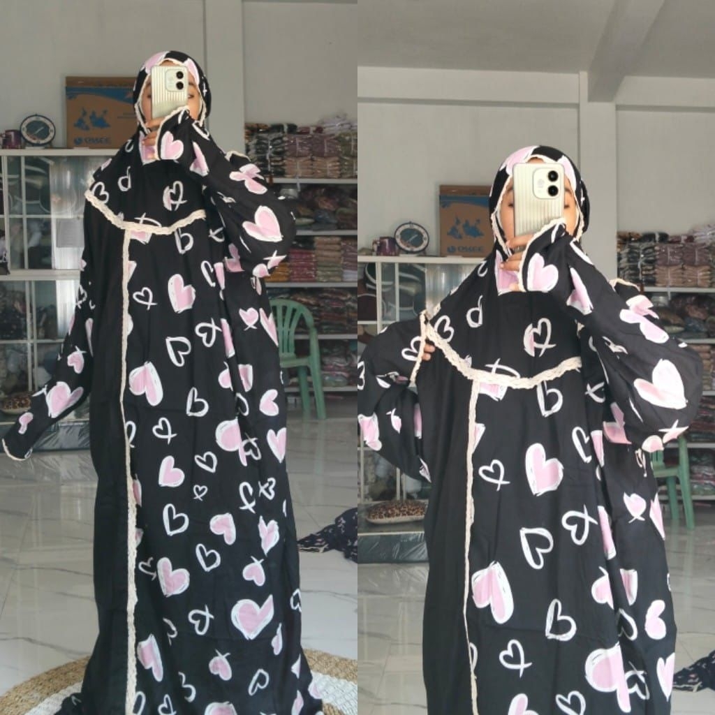 *MUKENAH TERUSAN NAMIRA AL-ADAWIYAH COLLECTION Mukenah terusan motif rayon premium mukenah bahan ray