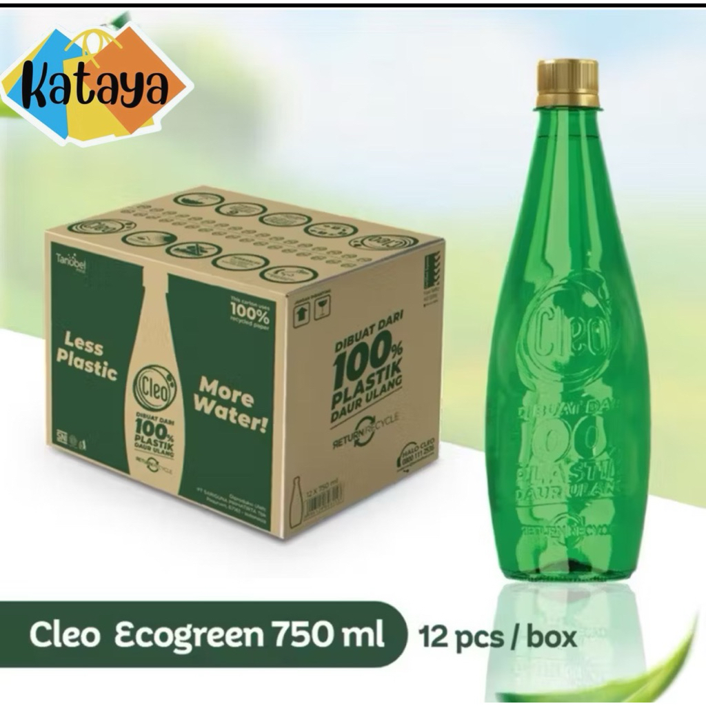 

Cleo Air Murni 750 Eco green - 1 Karton Isi 12 botol