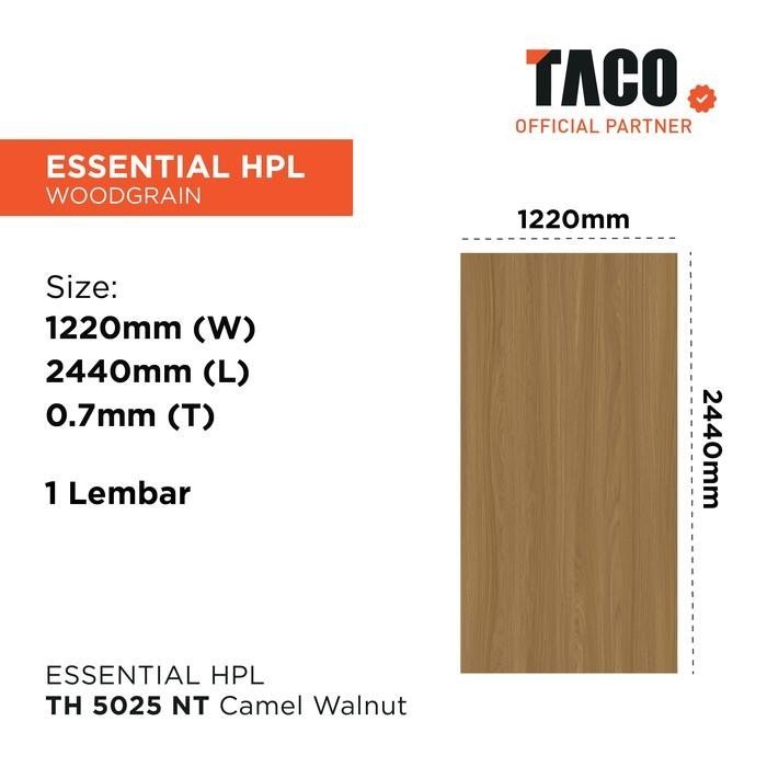 TACO Laminate HPL Serat Kayu Per 1 Lembar 122CM X 244CM TACO