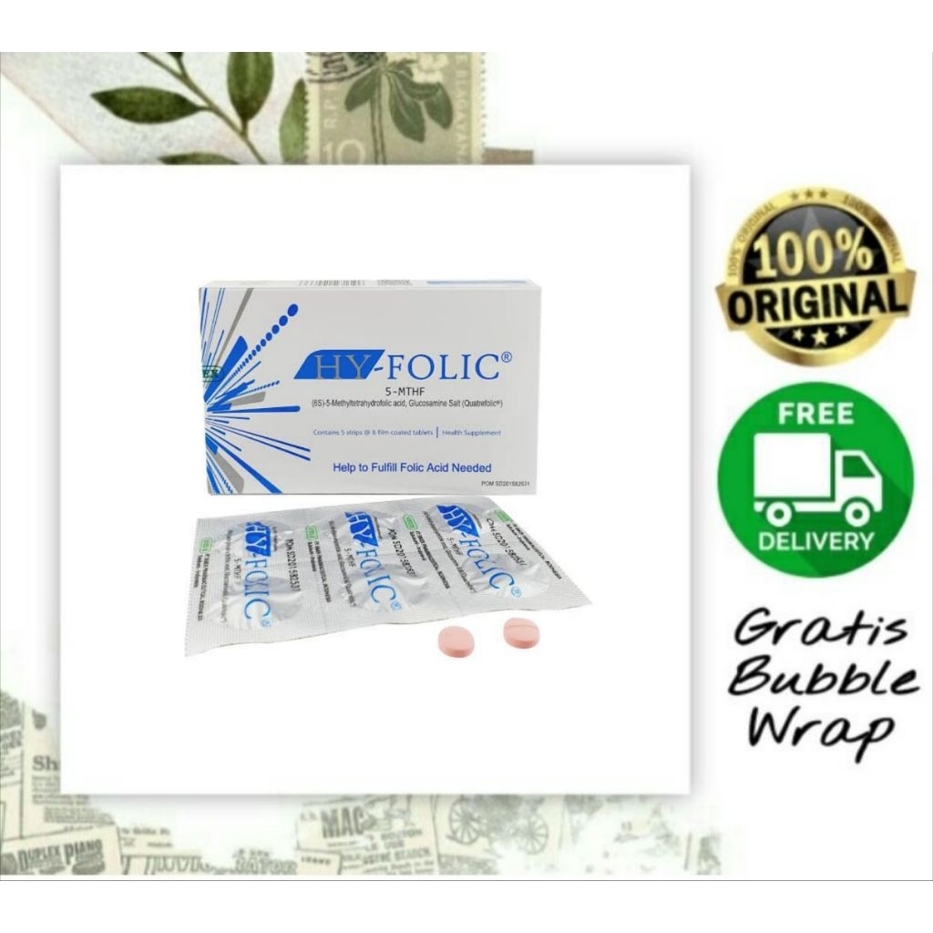 Hy-Folic 6 tablet / Hy Folic / Asam Folat