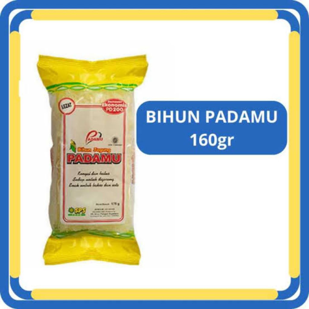 

bihun jagung padamu kuning 160 gram