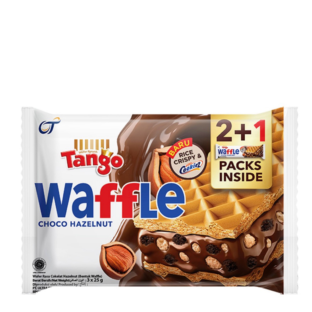 

Tango Waffle Hazelnut Cokelat 3x25 gram