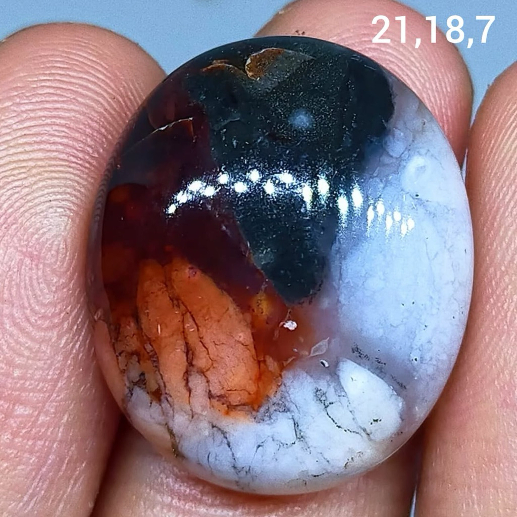 batu akik asli lumut pancawarna antik top hq natural (asli alam)