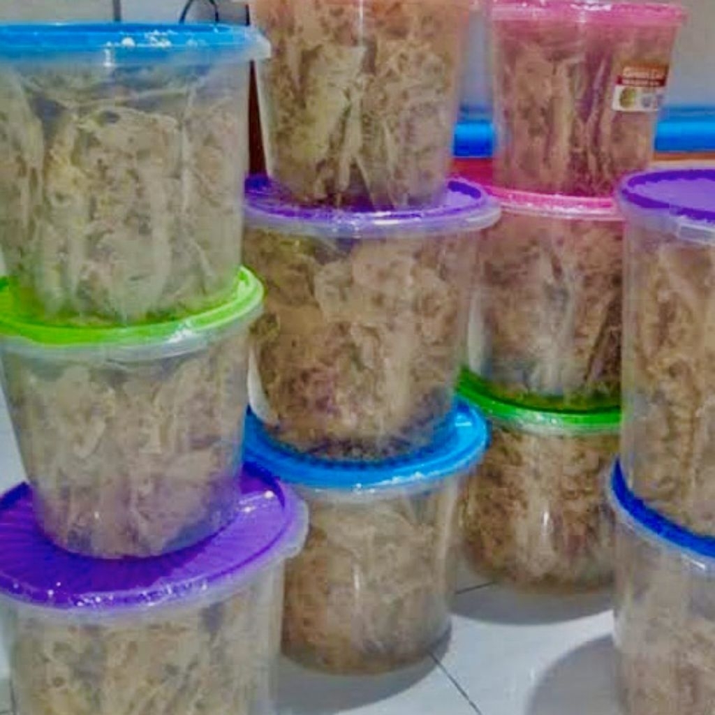 

kripik peyek cemilan gurih renyah toples besar isi banyak