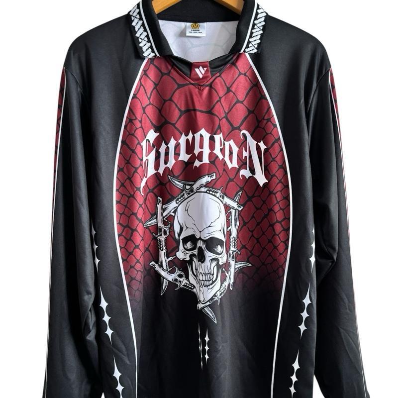 Culture Project x Verward Universe | Jersey surgeon VERWARD vol 3 tangan panjang RED | Jersey Oversi