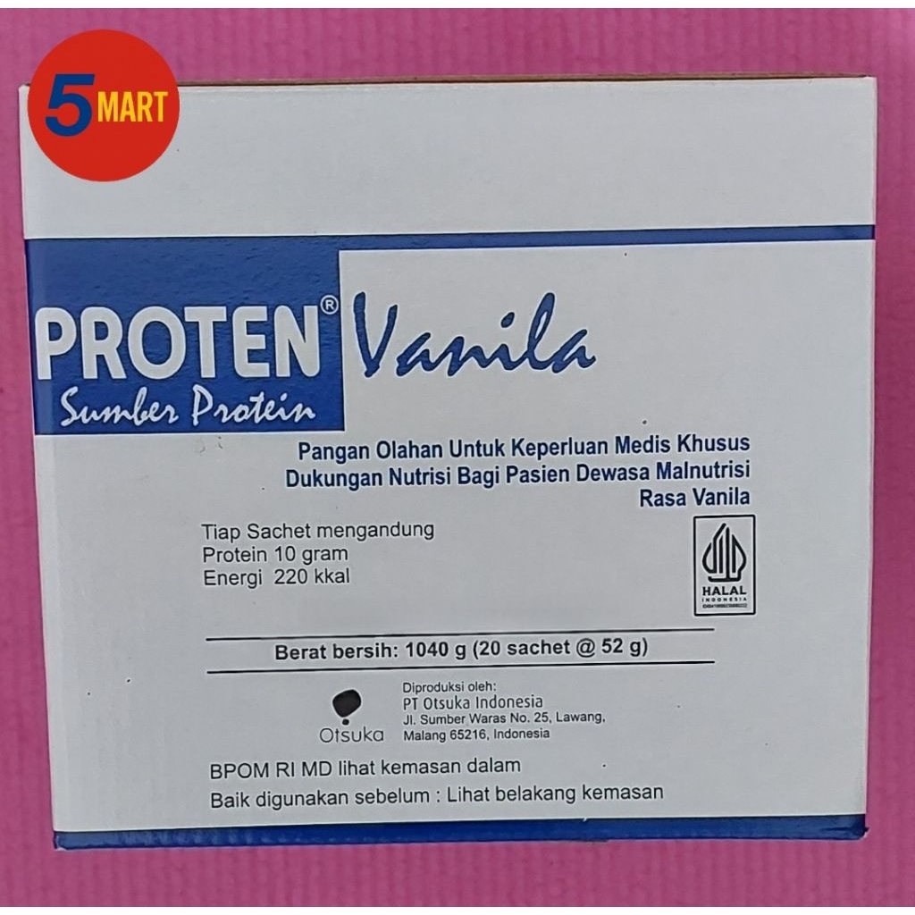 

PROTEN Rasa Vanilla & Cokelat