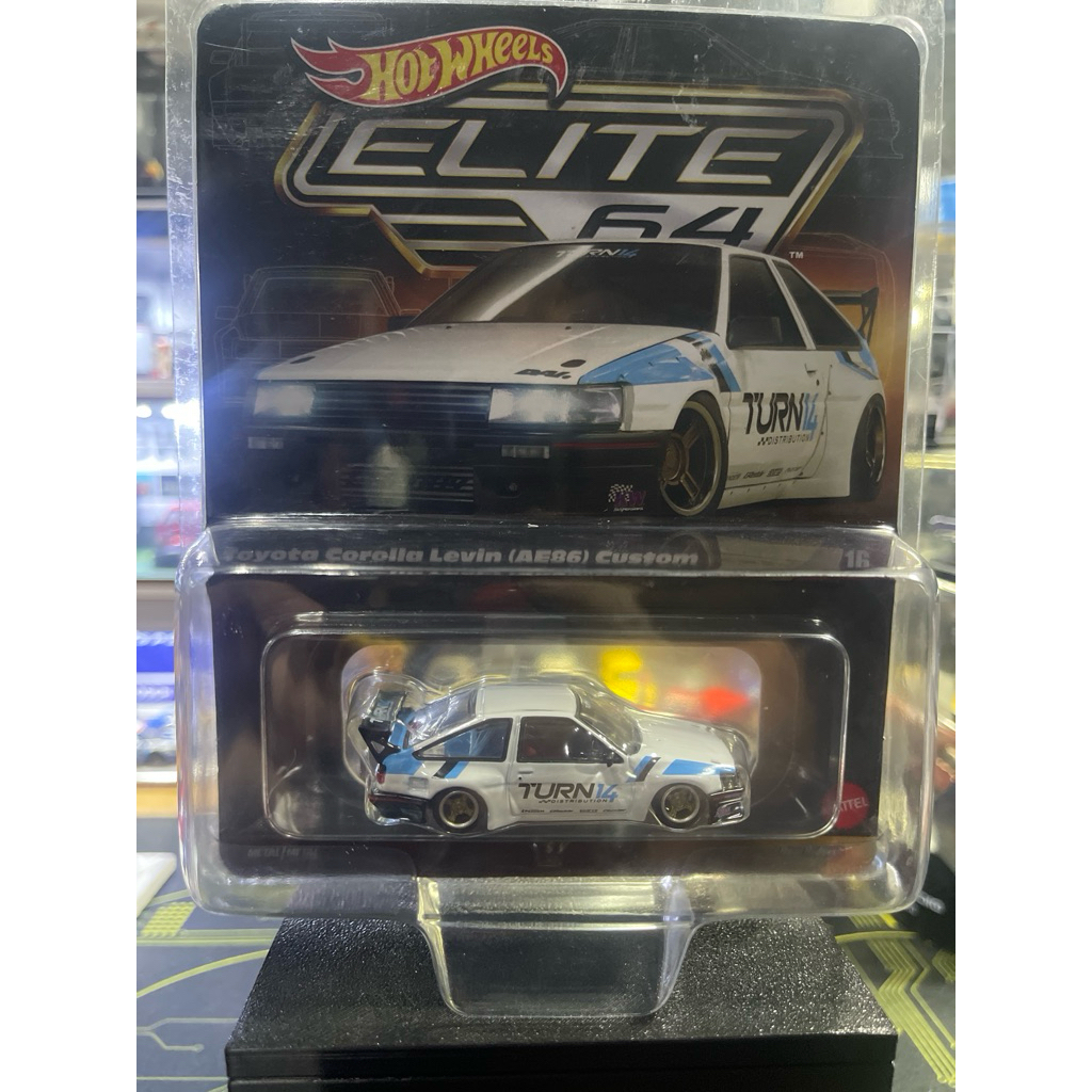 hot wheels elite64 TOYOTA COROLLA LEVIN (AE86) CUSTOM
