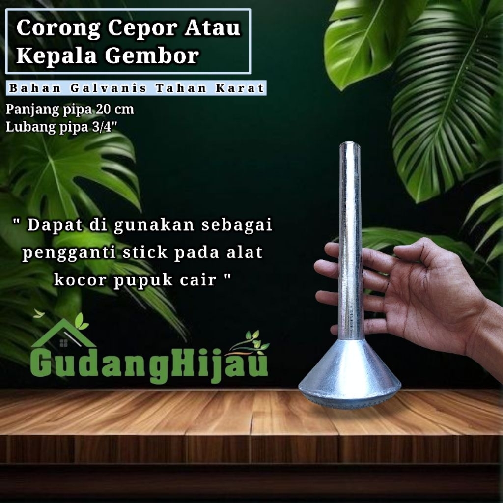 Corong cepor corong gembor bahan stainless