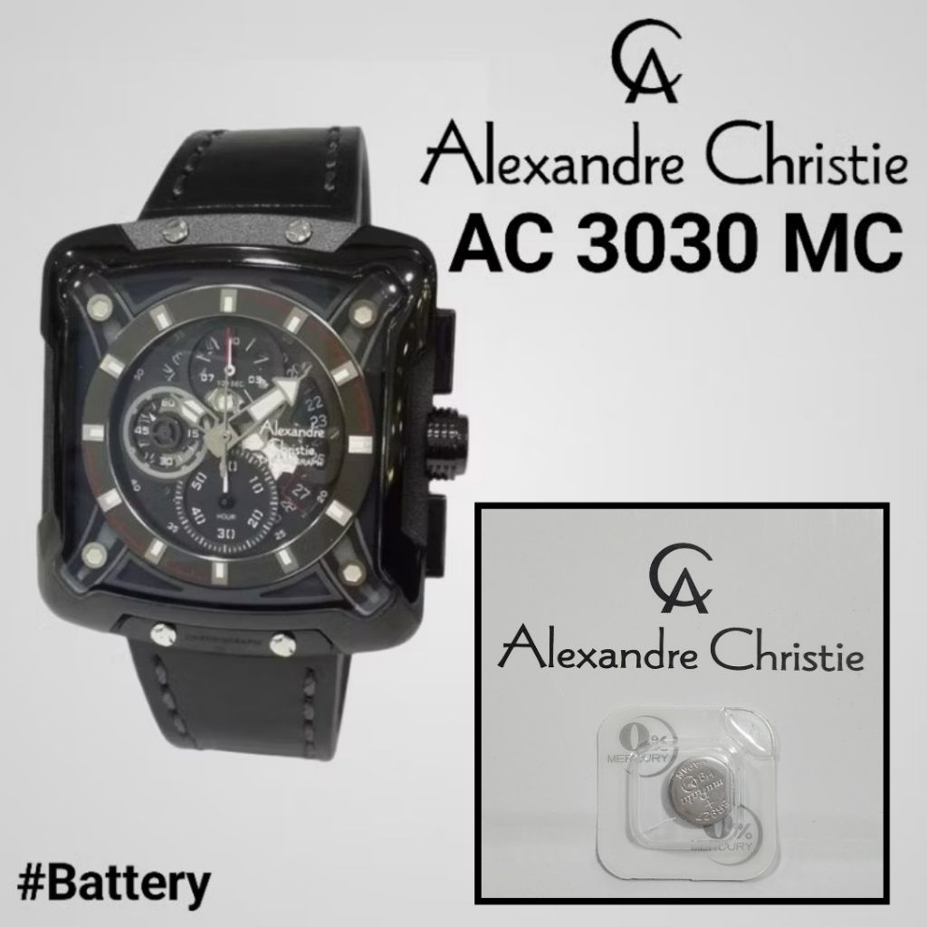 Baterai Jam Tangan Alexandre Christie AC 3030 MC & AC 3030 BF
