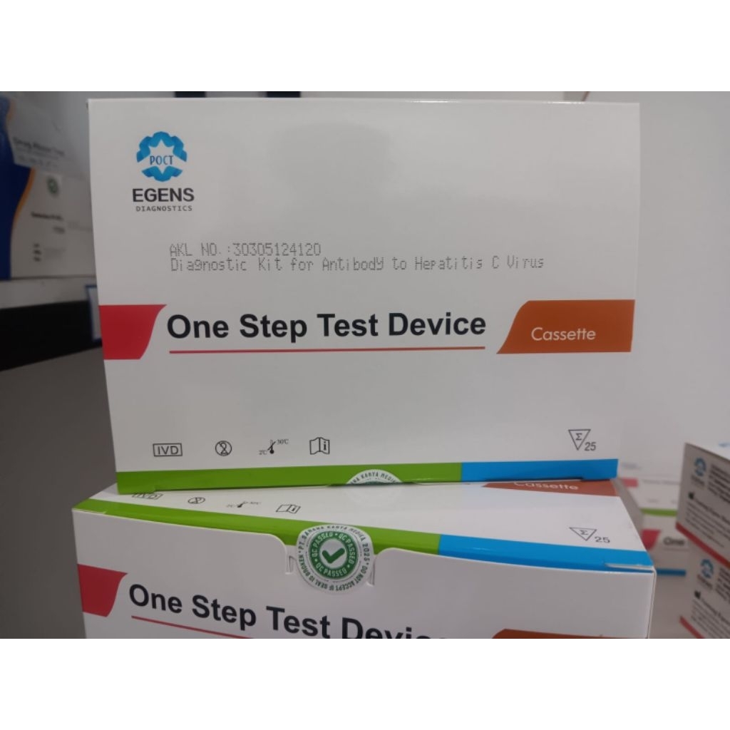 Rapit Test Hepatitic C  /HCV casette Merk Egens