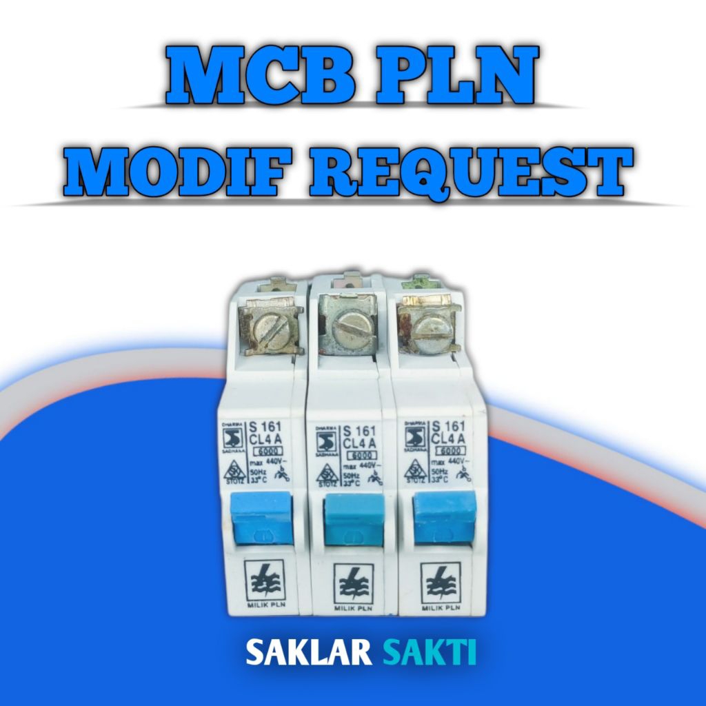 MCB PLN modif request ABB S161 1phase