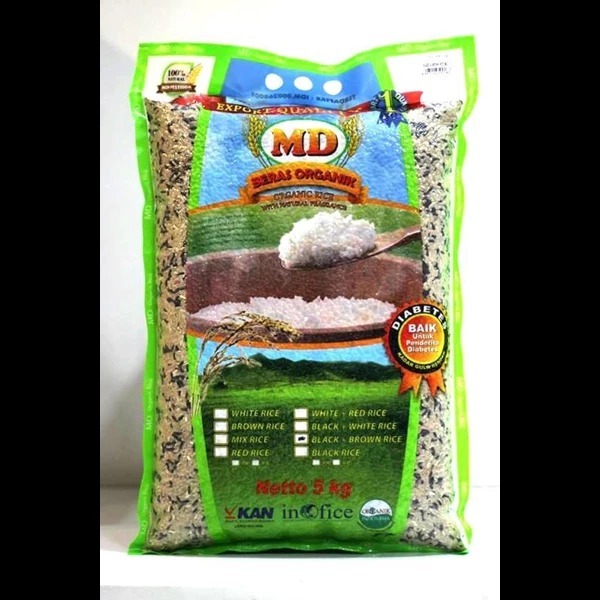 

[oddsolshop] pekanbaru/MD Black & Brown Rice 5 kg / Beras Hitam & Cokelat