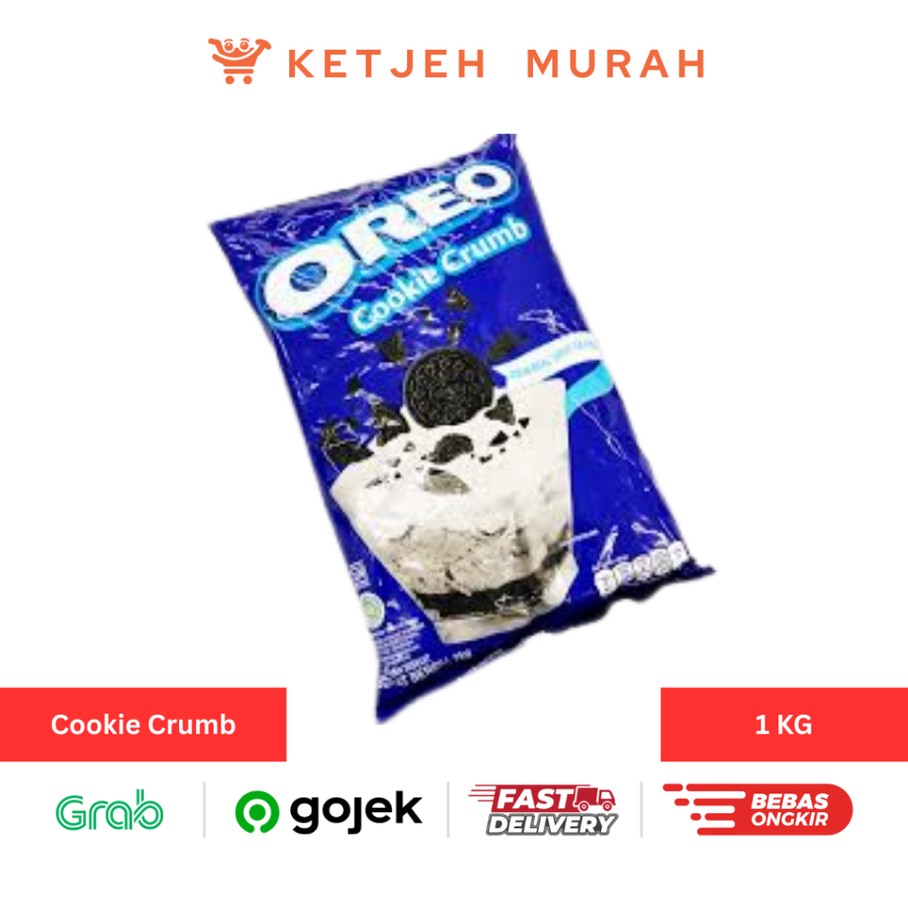 

Oreo Cookie Crumb Remahan Biskuit Oreo 1 KG