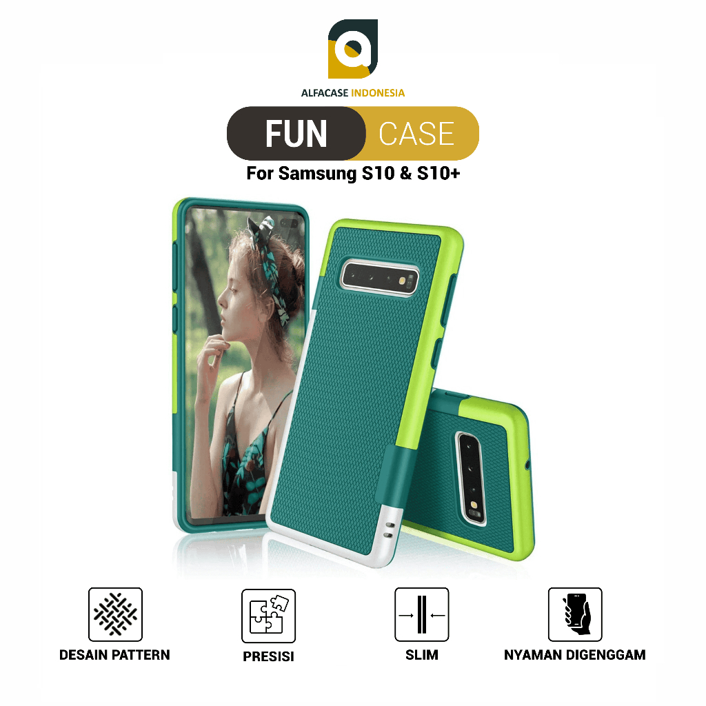 ALFACASE Case Samsung Galaxy S10 Plus - Fun Case - Casing Samsung Galaxy S10 Plus